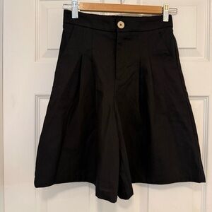 EUC Cider Linen-blend Mid Rise Solid Shorts